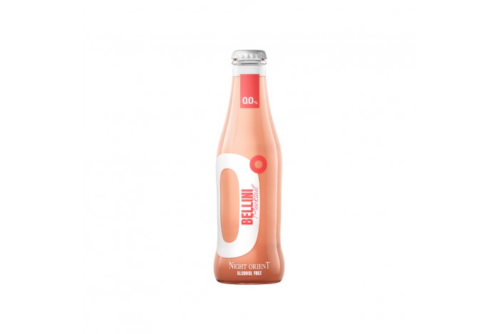 Night Orient Bellini 0,20L - Nealkoholický vegan šumivý koktejl 0,0% alk.